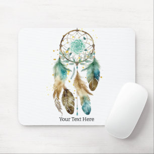 Mystic Dreamcatcher Spiritual Metaphysical Yoga Mouse Pad