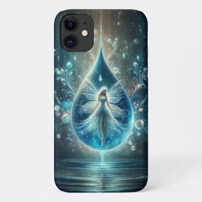 Mystic Droplet: Fairy Essence Phone Case (Back)