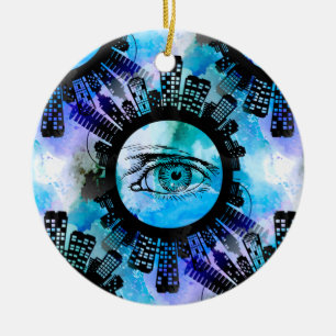 Mystic Elegance in Urban Contemporary Style Ceramic Ornament