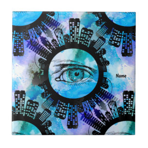 Mystic Elegance in Urban Contemporary Style Ceramic Tile
