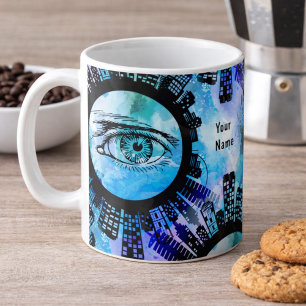 Mystic Elegance in Urban Contemporary Style Coffee Mug