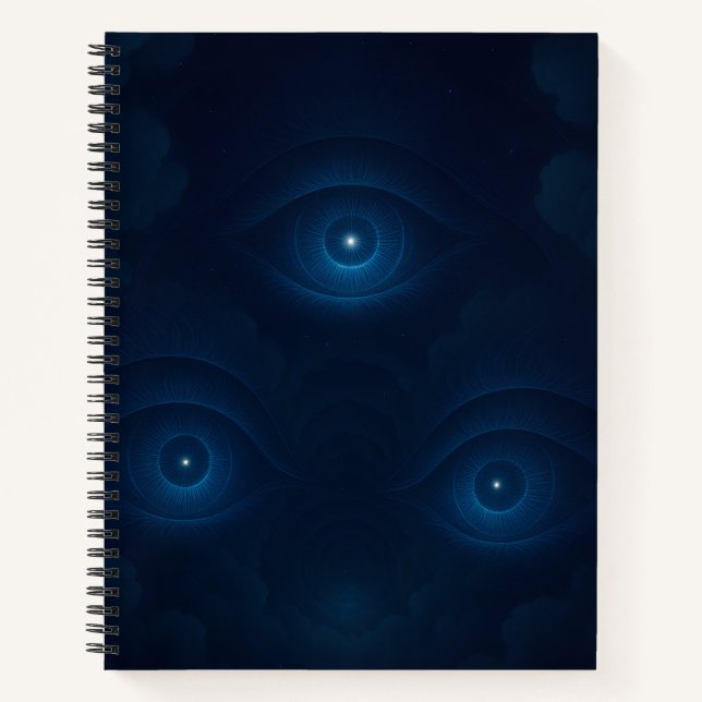 Mystic Energy Eyes Notebook (Front)