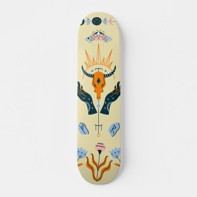 Mystic & esoteric  skateboard (Front)
