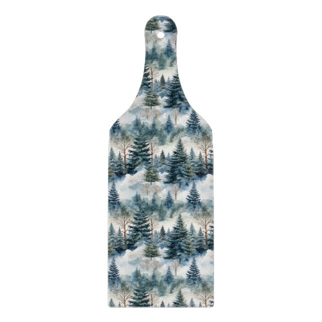 Mystic Evergreen Forest  Cutting Board (Front)