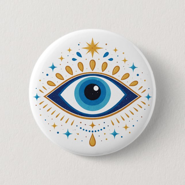 Mystic Eye 6 Cm Round Badge (Front)