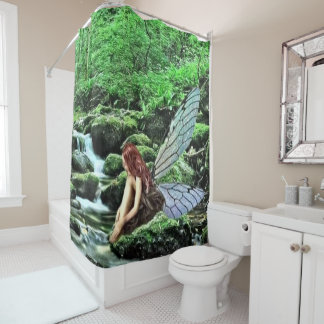 Mystic Fairy Forest Shower Curtain