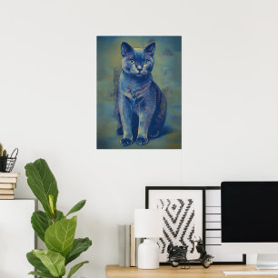 Mystic Feline Poster