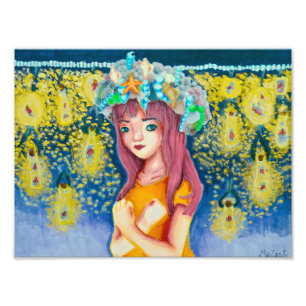 Mystic Firefly Beach Photo Print