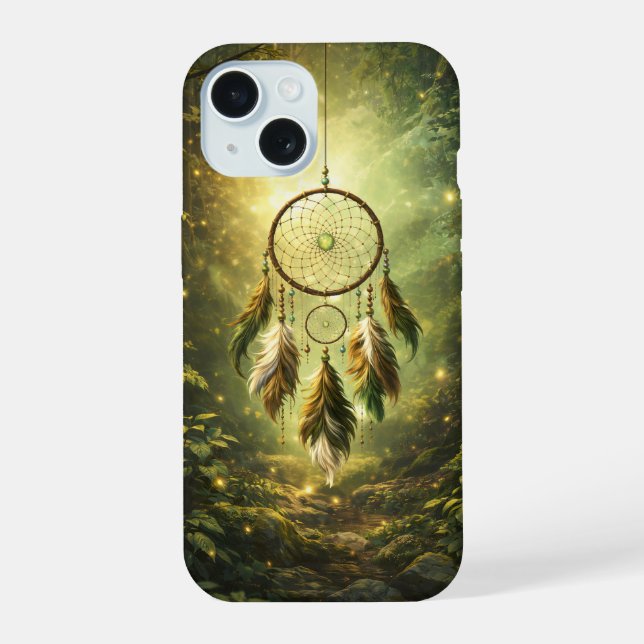 Mystic Forest Dreamcatcher Phone Case Phone Case (Back)