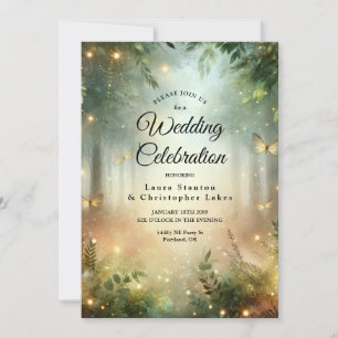 Mystic Forest Meadow Magic Invitation