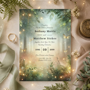 Mystic Forest Meadow Magic Invitation