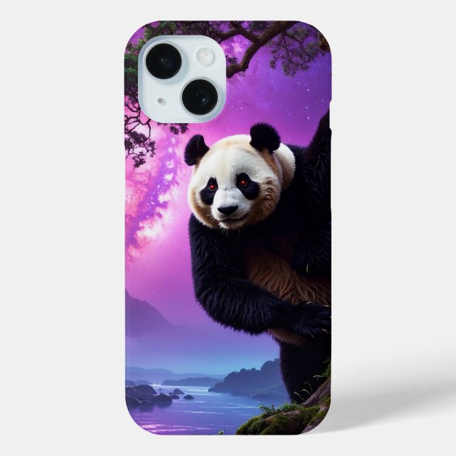 Mystic Forest Panda Case-Mate iPhone Case (Back)