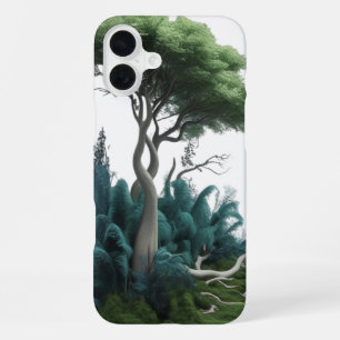 Mystic Forest Path – Artistic Nature Inspired iPhone 16 Plus Case