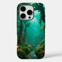 Mystic Forest Sunrise iPhone Unique Case