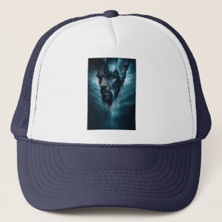 Mystic Forest Within – Surreal Male Portrait Trucker Hat