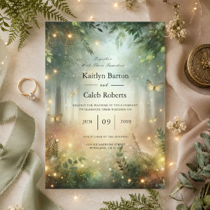 Mystic Forrest Meadow Magic Invitation