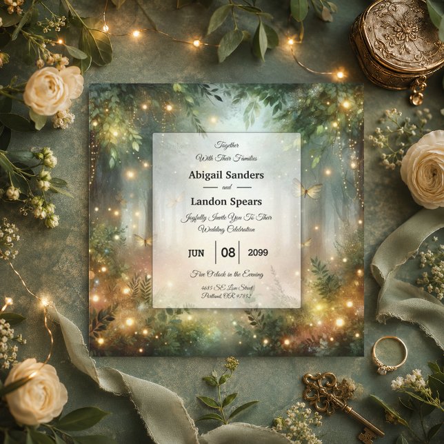 Mystic Forrest Meadow Magic Invitation (Creator Uploaded)