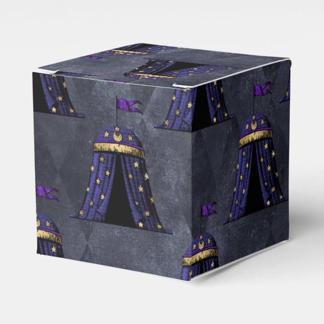 Mystic Fortune Teller Circus Party Favour Box (Front Side)