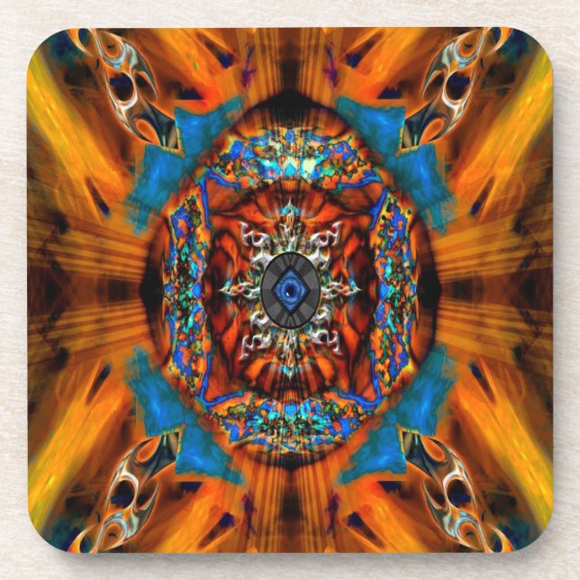 Mystic Fractal Coasters (Front)