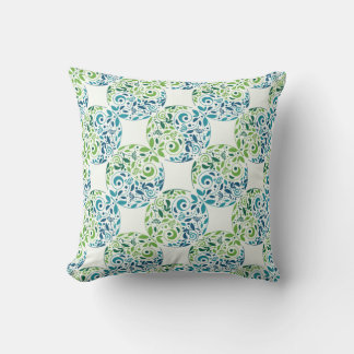 Mystic Garden Pattern Throw Pillow