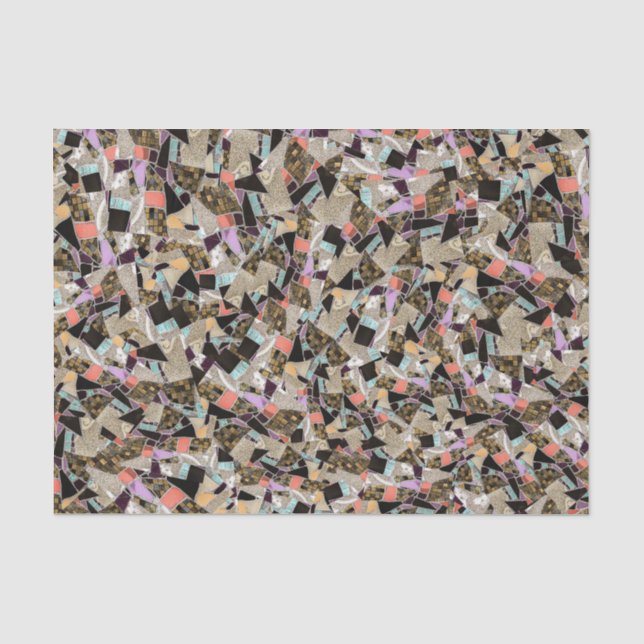 Mystic Geometry Abstract Print Tissue Paper (Front)