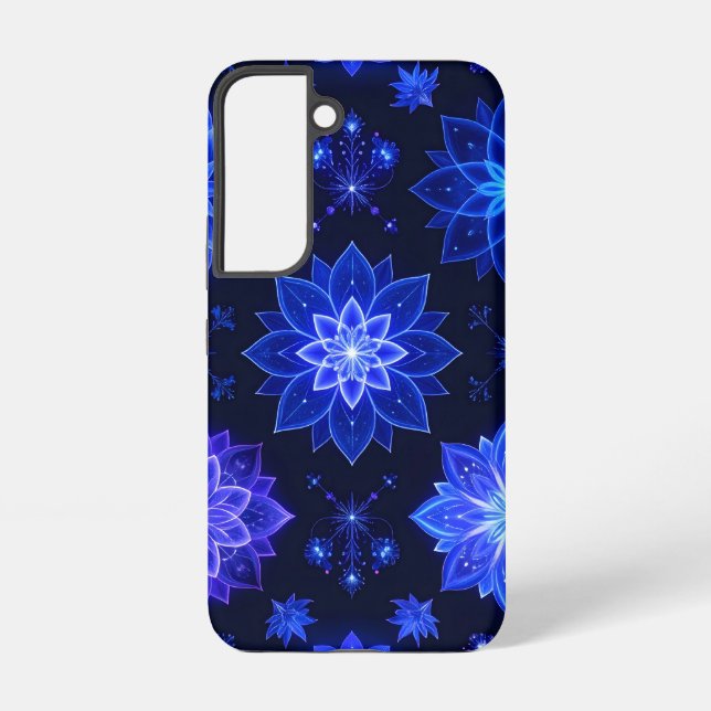 Mystic Glow Blue Purple Phone Case (Back)