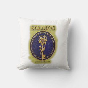 Mystic Golden Key & Bloom: Elegant Logo Design Cushion