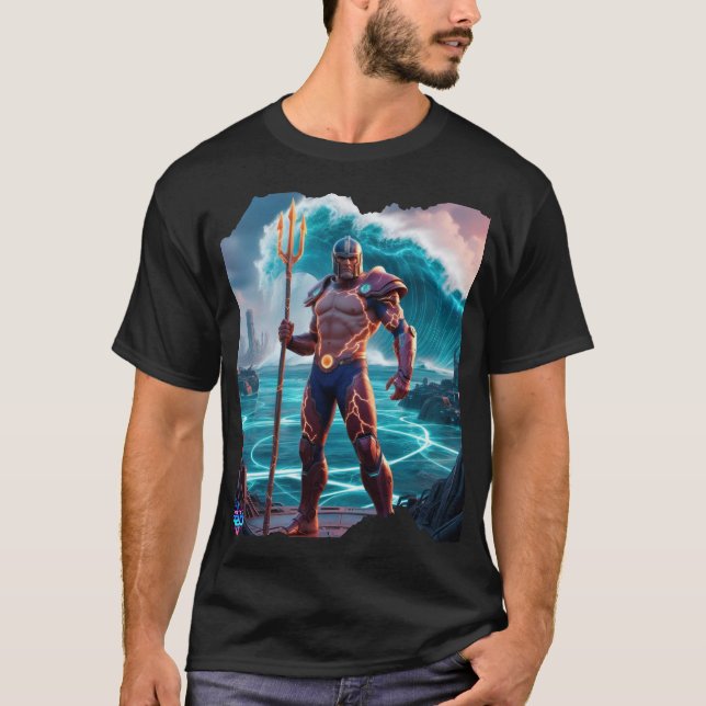 Mystic H2O King of Atlantis Design T-Shirt (Front)