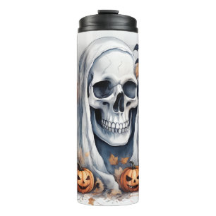 Mystic Halloween Ghost Art - Enchanting Gift Thermal Tumbler