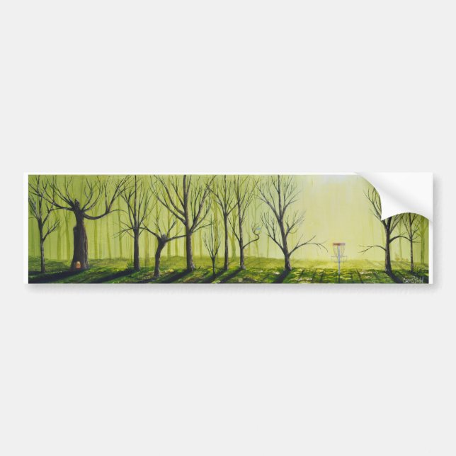 Mystic Hallows disc golf Bumper Sticker (Front)