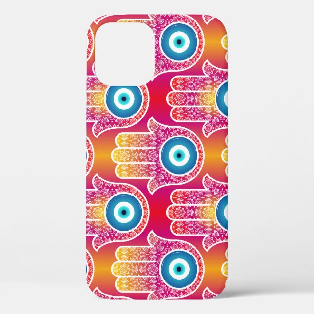 Mystic hamsa: ornate seamless design. Case-Mate iPhone case (Back)