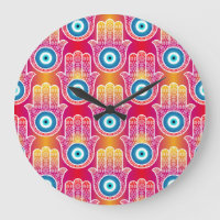 Mystic hamsa: ornate seamless design.