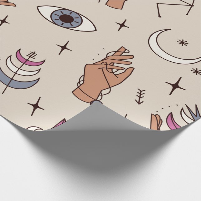 Mystic Hands Wrapping Paper (Corner)