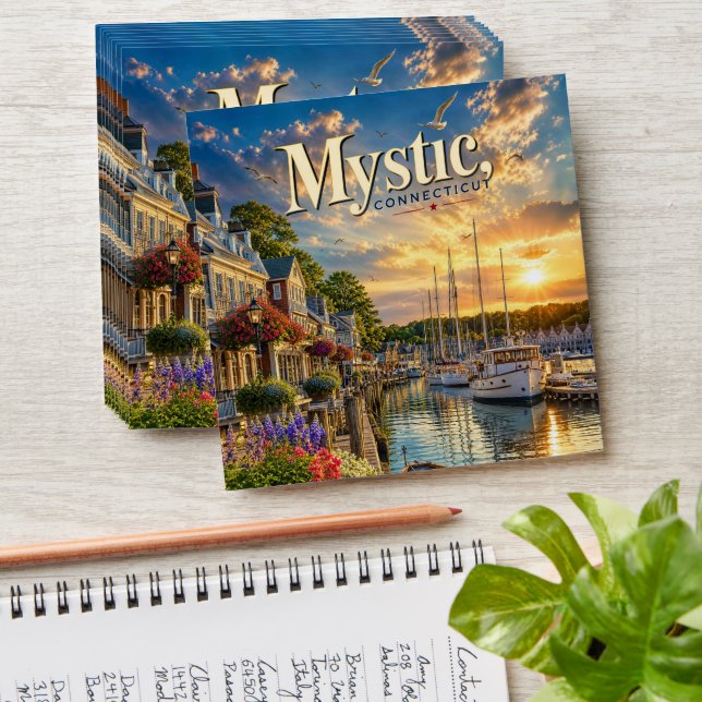 Mystic Harbour Reflections Envelope (Stacked)