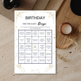 Mystic Horoscope Moon Birthday Bingo Game
