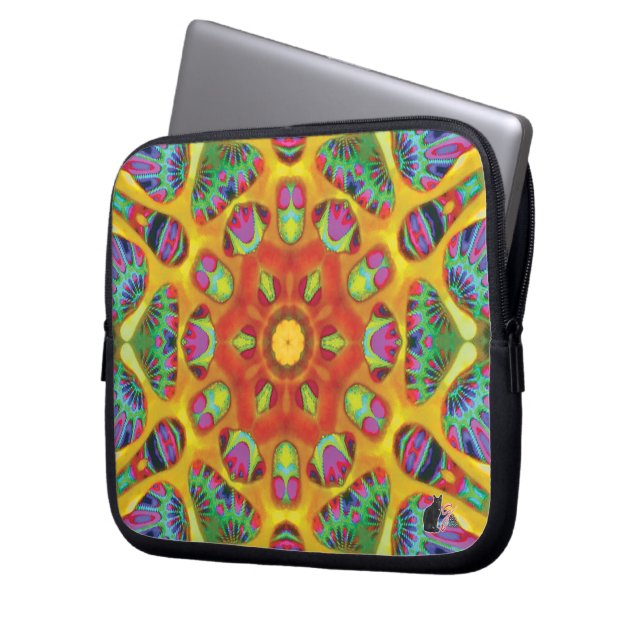 Mystic Kaleidoscope Laptop Sleeve (Front Left)