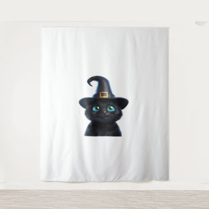 Mystic Kitty – Halloween Cat Classic T-Shirt Tapestry