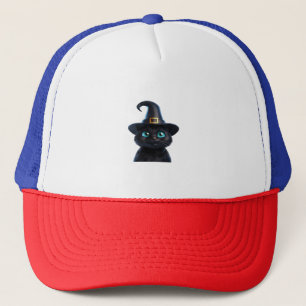 Mystic Kitty – Halloween Cat Classic T-Shirt Trucker Hat