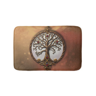 Mystic Life of Tree Bath Mat