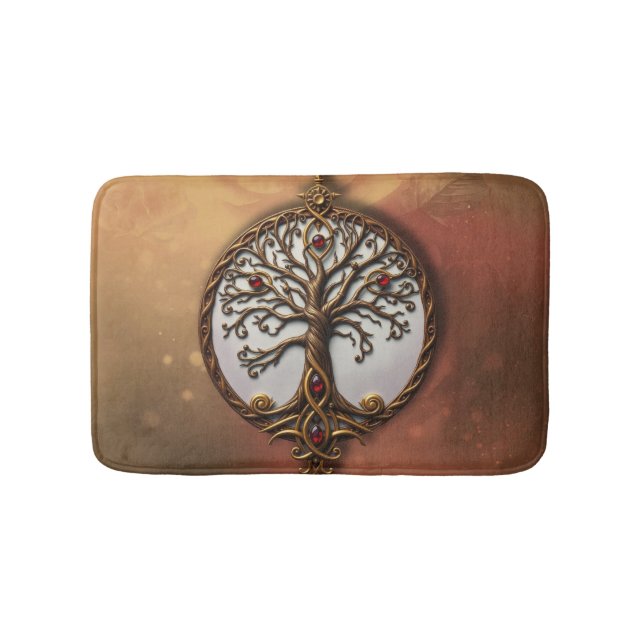Mystic Life of Tree Bath Mat (Front)
