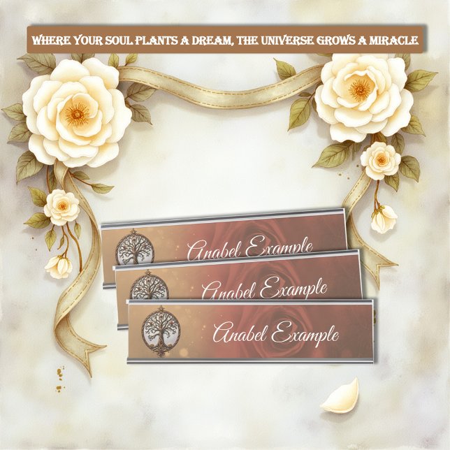 Mystic Life of Tree Desk Name Plate (Creator Uploaded)