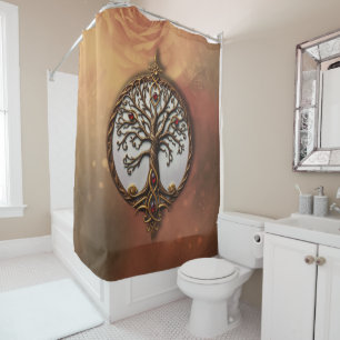 Mystic Life of Tree Shower Curtain