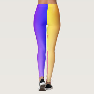 mystic light green abstract design art leggings