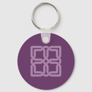 Mystic Lilac celtic knot Key Ring