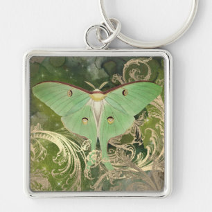 Mystic Luna Moth Key Ring