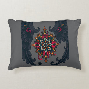 Mystic Mandala Elephant Art Decorative Cushion