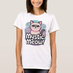 Mystic Meow - Kawaii Siamese Cat T-Shirt