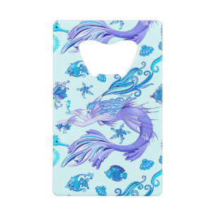 Mystic Mermaid Fairy Purple Creature Ceramic Tile