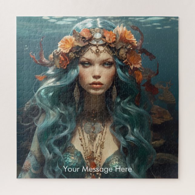Mystic Mermaid's Dance Jigsaw Puzzle (Vertical)