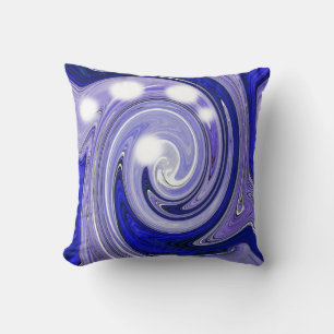 Mystic message blue cushion